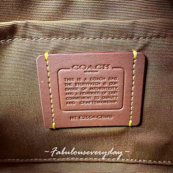 Coach Teri Shoulder/Crosssbody Bag W/ Floral Print CBI49 Chalk/Buttercup Multi - Picture 7 of 9